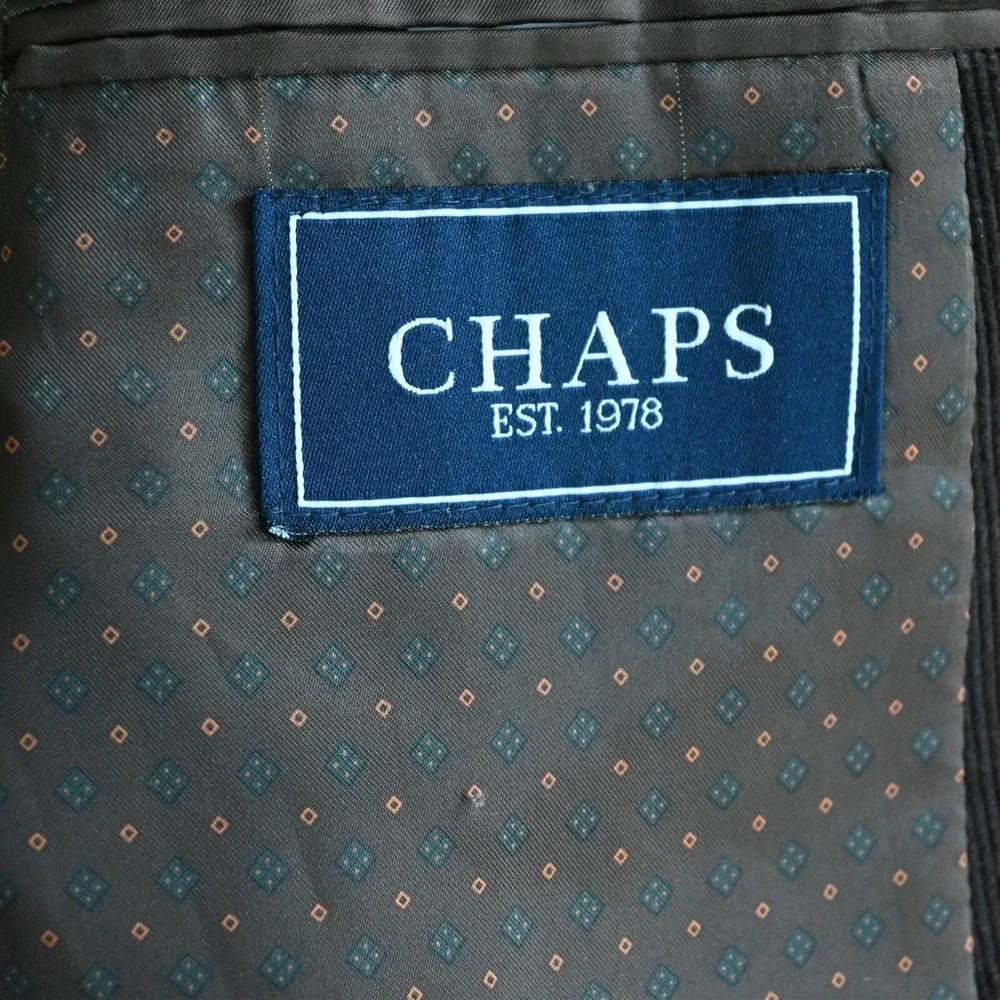 Chaps Ralph‎ Lauren 44L Brown Corduroy Mens Blazer Suit Jacket Sport Coat